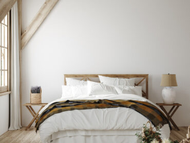 Spavaća soba: Dekoracija u rustičnom stilu