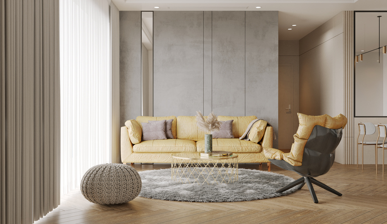 Moderan enterijer: Koja boja sofe ide uz sive zidove
