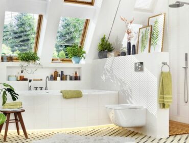 3 najbolje zidne obloge za kupatilo; prelepo kupatili u potkrovlju