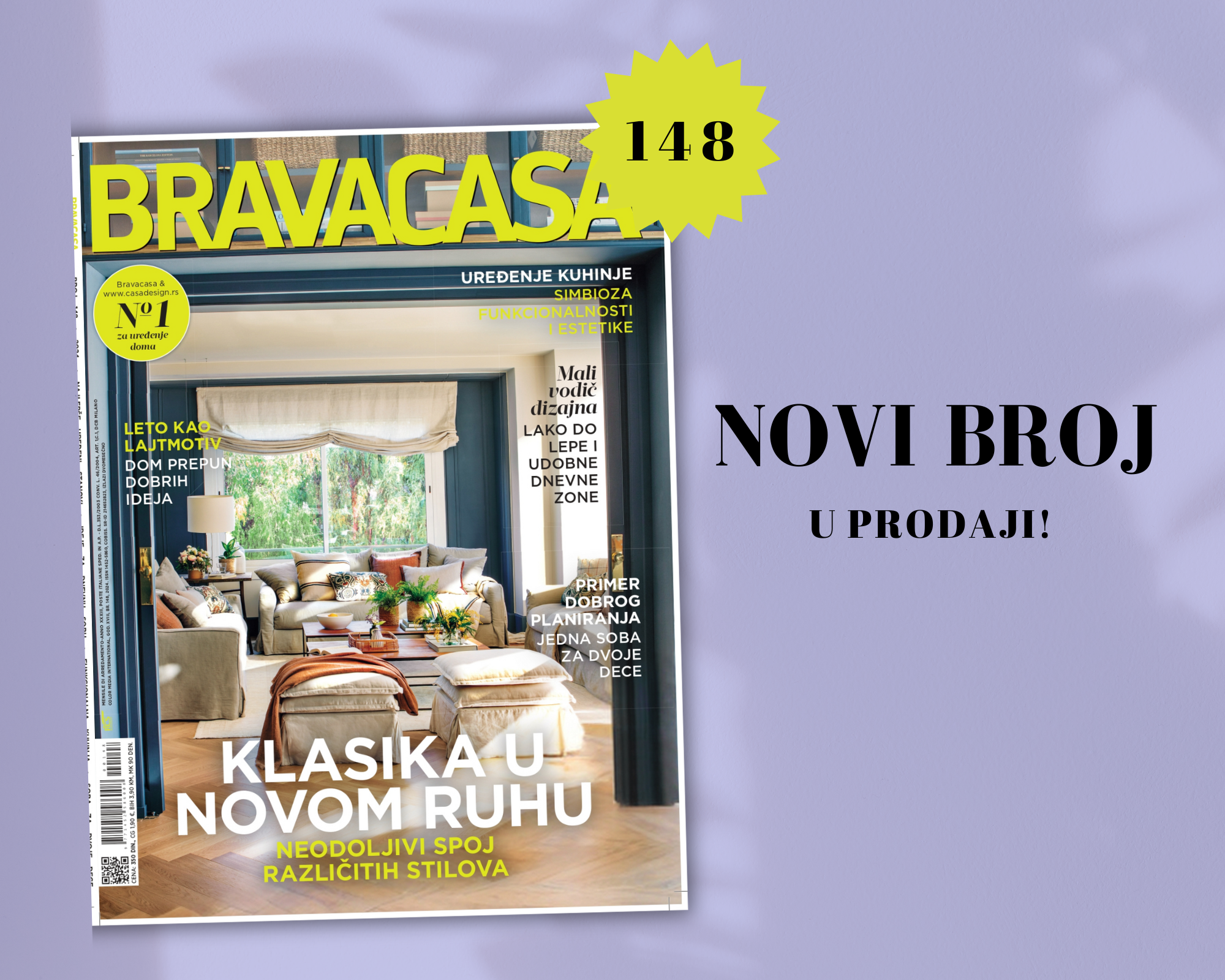 Novi broj magazina BRAVACASA – Inspiracija za Vaš dom