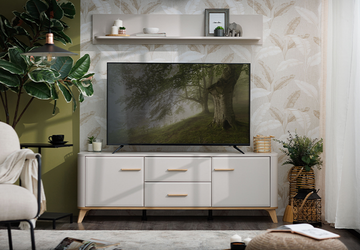 tv polica forma ideale