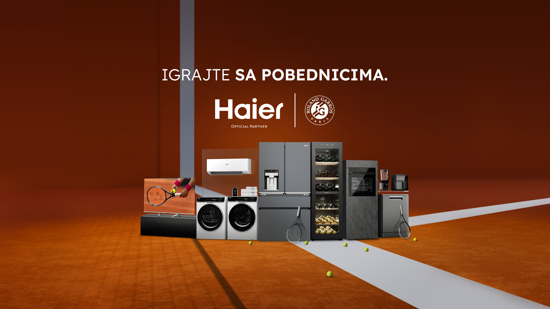 Haier je zvanični partner Roland Garosa, Ana Ivanović globalna ambasadorka brenda