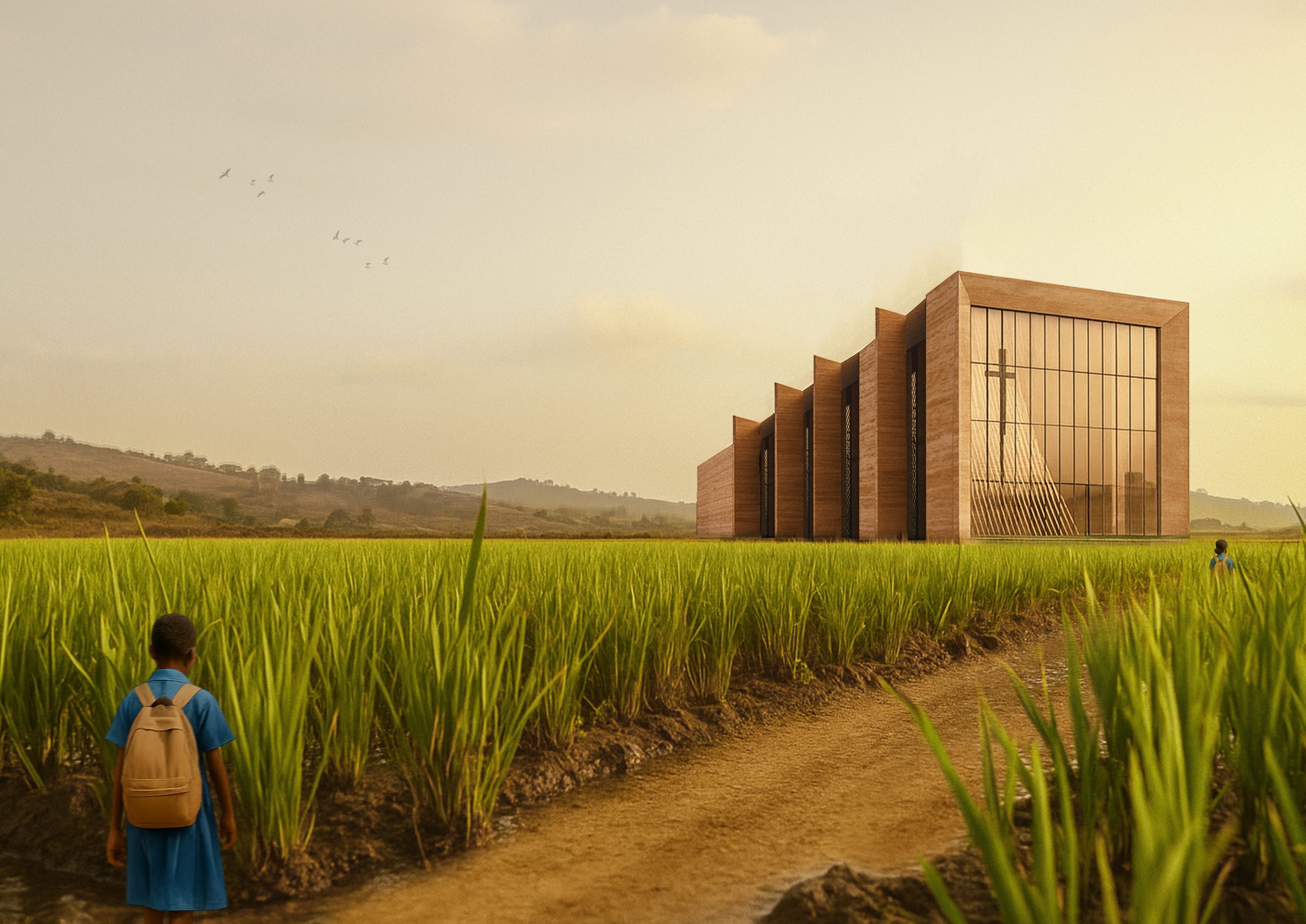 Dizajn katolicke crkve na Madagaskaru - Luka Stevanović