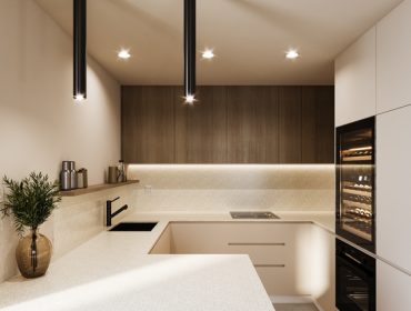 Male kuhinje pune stila: prirodni materijali i zaobljene linije u 2026.